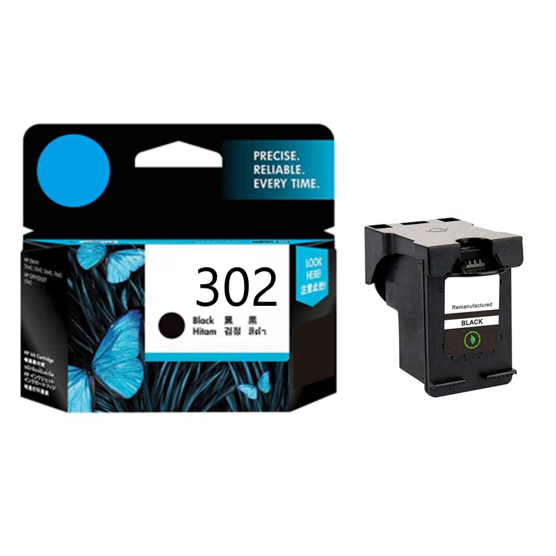 hp302 hp302XL ink cartridge Black and Color